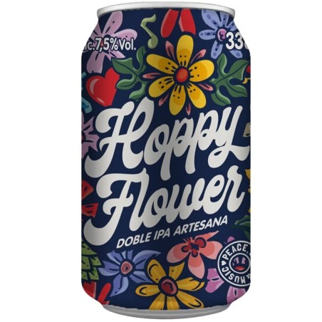 cerveza dipa hoppy flower