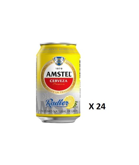 amstel radler lata 33 cl.