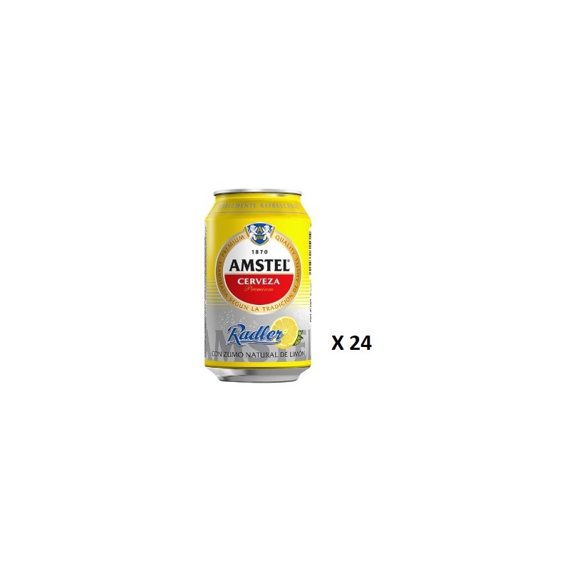 amstel radler lata 33 cl.