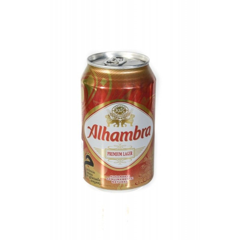 Alhambra premium lager lata 33 cl