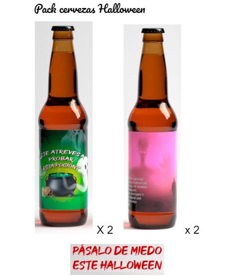 Pack cervezas Halloween 4 x...