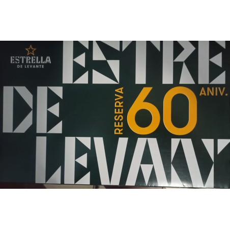 cerveza estrella levante 60 aniversario