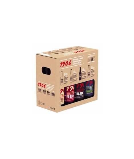 Pack 8 cervezas 1906 de 33 cl.