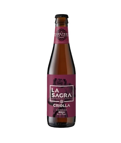 Cerveza roja La sagra 33 cl.