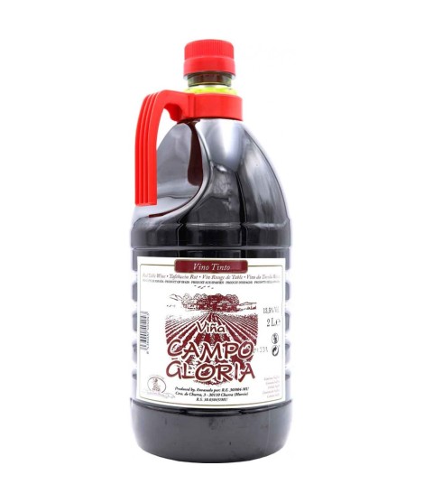 vino tinto de mesa campo gloria garrafa 2 l.