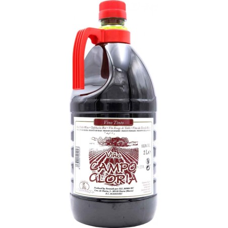 vino tinto de mesa campo gloria garrafa 2 l.
