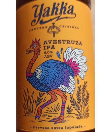 cerveza yakka avestruza la mejor
