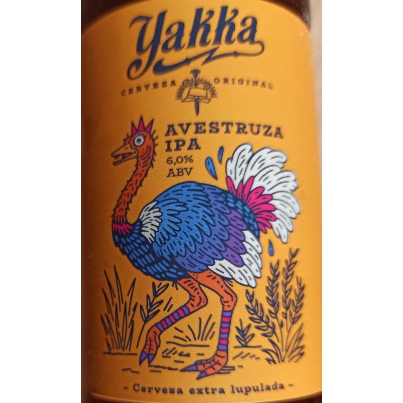 cerveza yakka avestruza la mejor