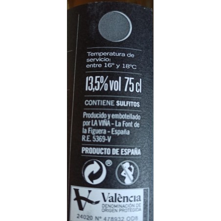 etiqueta vino clar de lluna