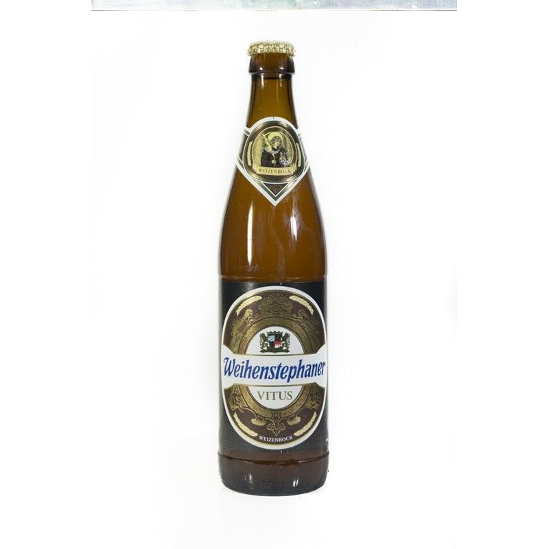 Weihenstephan vitus  Weizenbock. Cerveza alemana botella 50 cl.