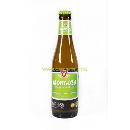 Cerveza sin gluten Mongozo Premium Pilsen 33 cl