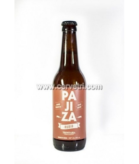 Cerveza artesana  Rubia Trinitaria Pajiza 33 cl. Torre-Pacheco.Murcia