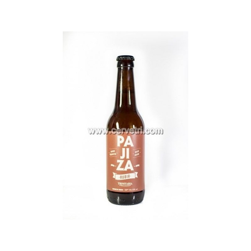 Cerveza artesana  Rubia Trinitaria Pajiza 33 cl. Torre-Pacheco.Murcia