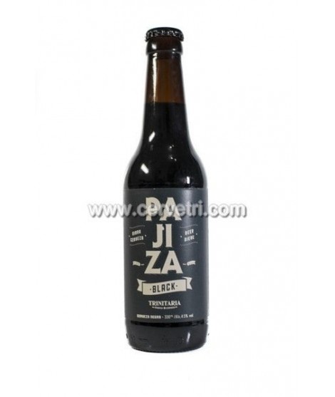 Cerveza Pajiza Black, 33 cl.