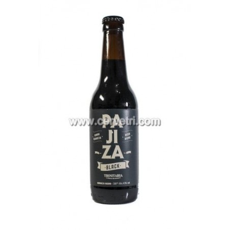 Cerveza Pajiza Black, 33 cl.