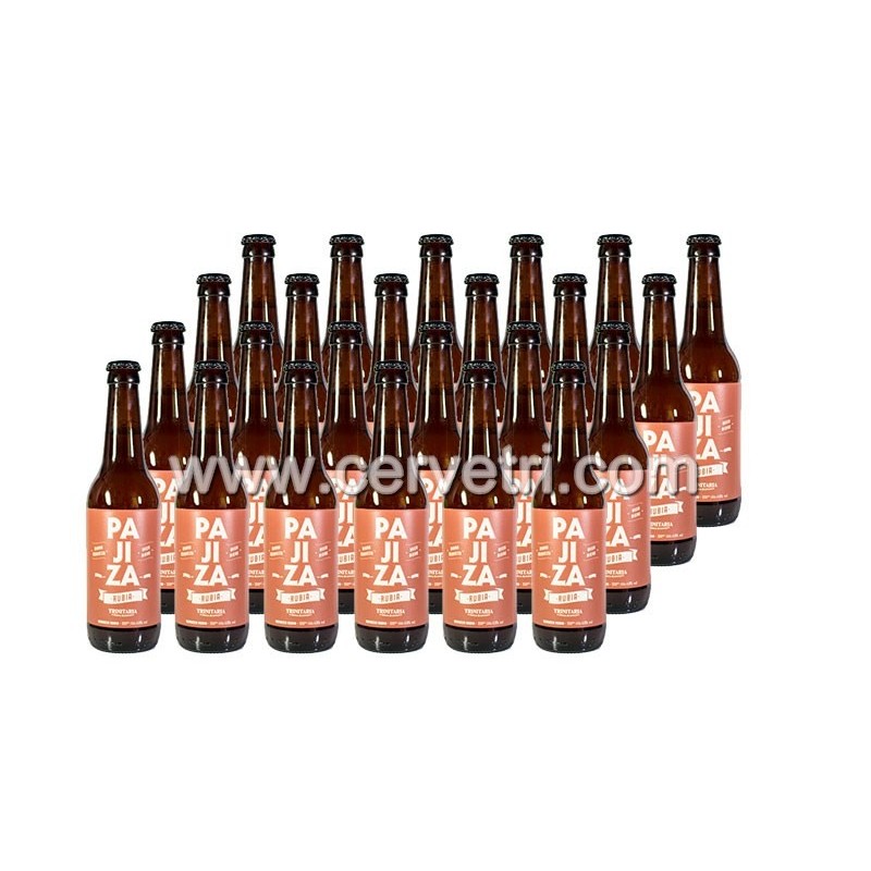 Cerveza artesana Pajiza Rubia 33 cl. Pack 24 Unids.