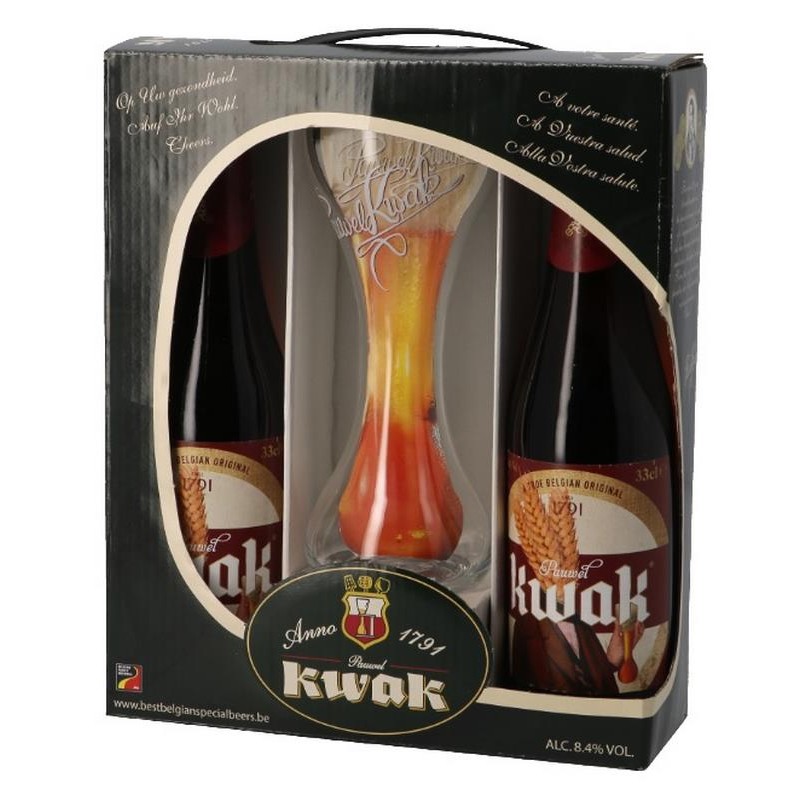 Pack Kwak 1 Cerveza 2 Vasos - Encinar del Jamón