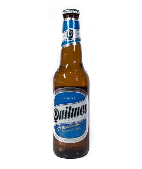 cerveza argentina Quilmes.