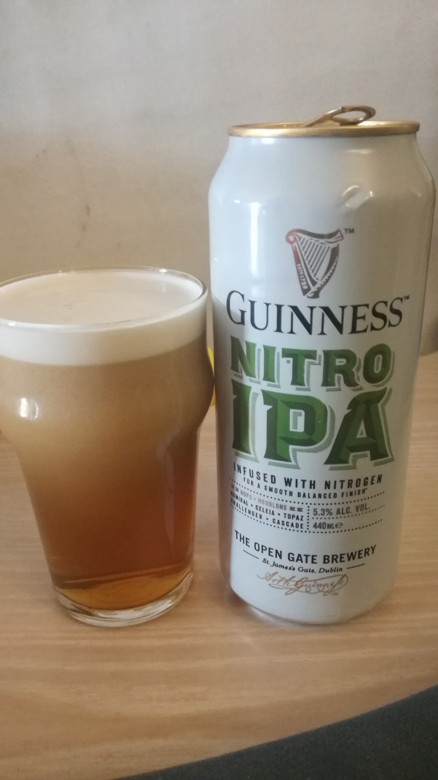 Guinness nitro ipa