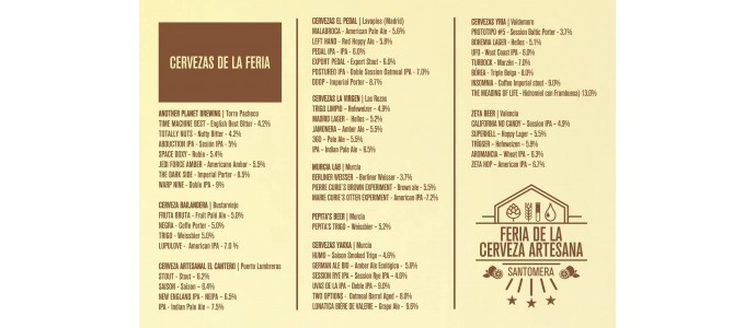 III Feria de la Cerveza Artesana Santomera. Murcia