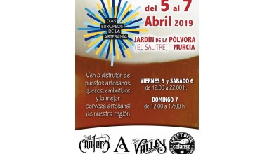 Día Europeo de la Artesanía en Murcia. Y cervezas artesanas Locales